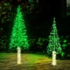 Green And Warm White Twinkling Starry LED Alpine Tree Decoration