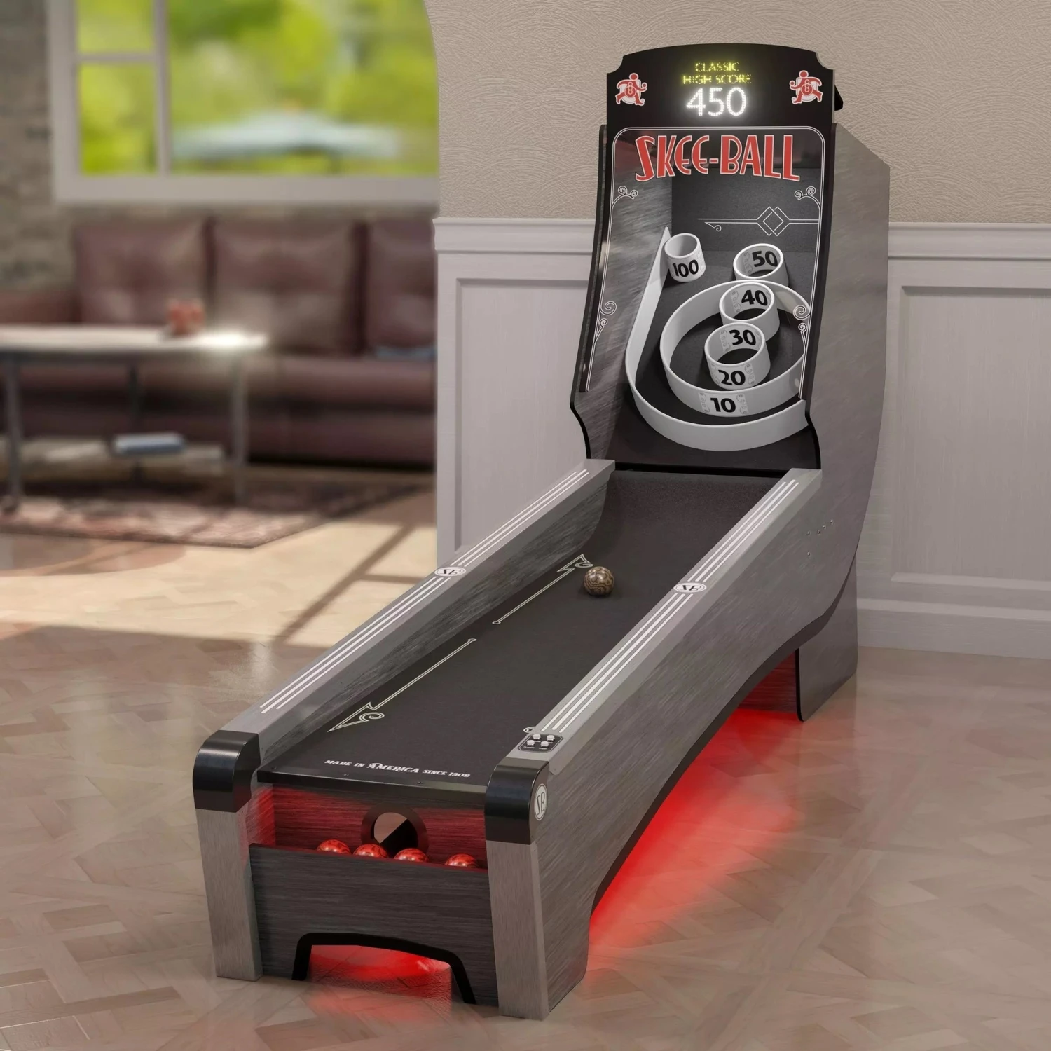 Home Arcade Premium Skee-Ball With Coal Cork 2 Home Arcade Premium Skee-Ball With Coal Cork - Image 2