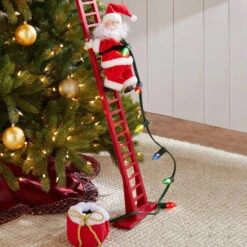 Mr. Christmas Animated And Musical Climbing Santa With LED Light Strand -Courtyard Home Furnishings Store 998003 4
