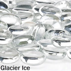 1/2" Glacier Ice Fire Pit / Fireplace Beads