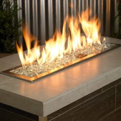 1/2" Glacier Ice Fire Pit / Fireplace Beads 11 1/2" Glacier Ice Fire Pit / Fireplace Beads -Courtyard Home Furnishings Store 998157 5