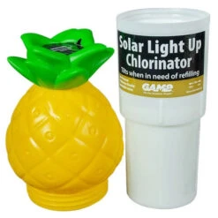 Solar Powered LED Pineapple Pool Chlorine Dispenser 12427 6 Solar Powered LED Pineapple Pool Chlorine Dispenser 12427 -Courtyard Home Furnishings Store 998168 2