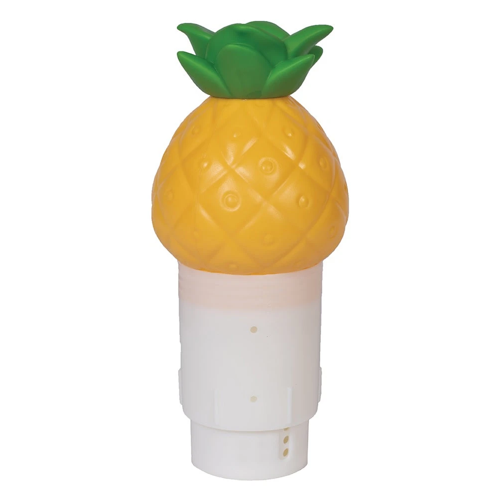 Solar Powered LED Pineapple Pool Chlorine Dispenser 12427 2 Solar Powered LED Pineapple Pool Chlorine Dispenser 12427 - Image 2