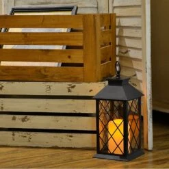 Flickering LED Candle Lanterns -Courtyard Home Furnishings Store 998172 2