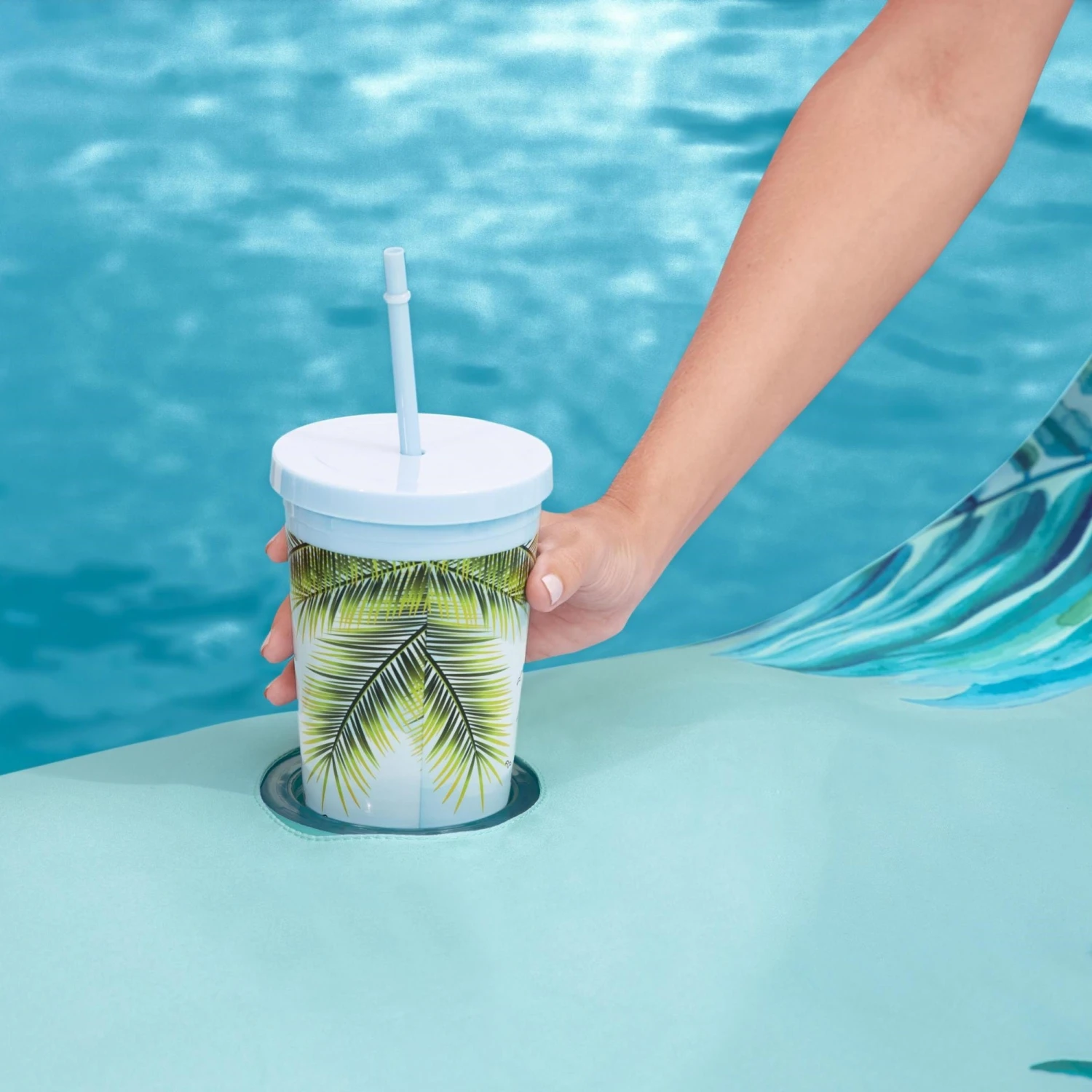 BWT H20GO! Luxury Fabric Inflatable Pool Lounge By Bestway 8 BWT H20GO! Luxury Fabric Inflatable Pool Lounge By Bestway - Image 8