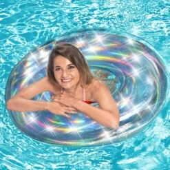 BWT Bestway's Iridescent Inflatable Swim Ring