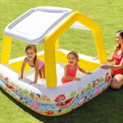Intex Sun Shade Inflatable Kiddie Pool