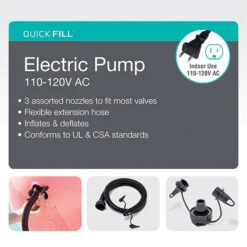Intex Quick-Fill™ AC Electric Air Pump, 38.9CFM -Courtyard Home Furnishings Store 998875 5