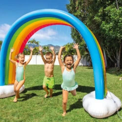 Intex Inflatable Rainbow Cloud Sprinkler -Courtyard Home Furnishings Store 998880 6