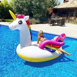 Intex 8 Ft. Mega Unicorn Island Pool Float -Courtyard Home Furnishings Store 998884