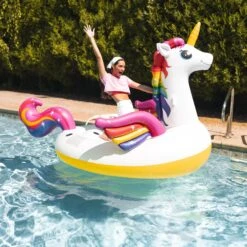 Intex 8 Ft. Mega Unicorn Island Pool Float -Courtyard Home Furnishings Store 998884 6