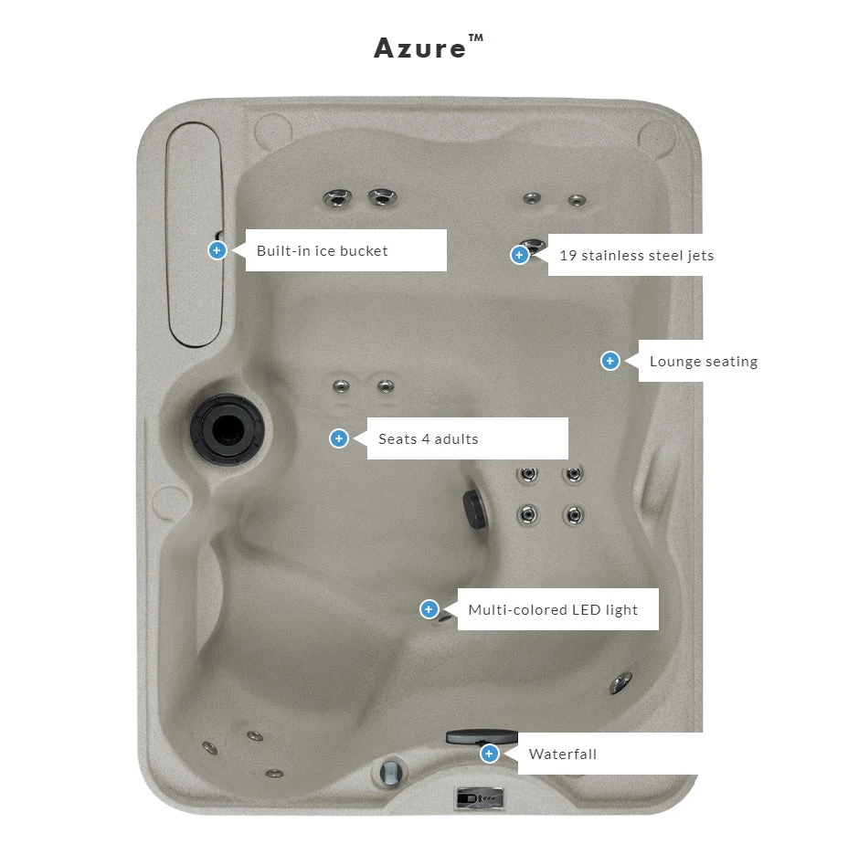 Freeflow Spas Azure™ Premier Hot Tub 8 Freeflow Spas Azure™ Premier Hot Tub - Image 8