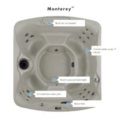 Freeflow Spas Monterey™ Premier Hot Tub -Courtyard Home Furnishings Store FLOMONTEREY19 9 d18c411c d194 499e a5f7 81672373f297