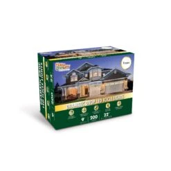 Set Of 200 Dramatic Drop LED Icicle Lights 9 Set Of 200 Dramatic Drop LED Icicle Lights -Courtyard Home Furnishings Store ICI3MMCX 200 WBWF Package