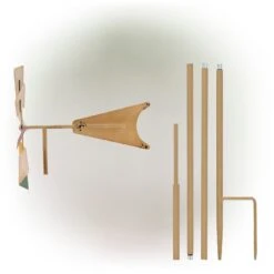 Multi-Colored Metal Windmill Spinner Stake Yard Decoration 23 Multi-Colored Metal Windmill Spinner Stake Yard Decoration -Courtyard Home Furnishings Store KIY102MC Silo 04