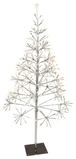 Shimmering Tree LED Silver/Warm White Twinkle -Courtyard Home Furnishings Store LBTR45SWWTW scaled