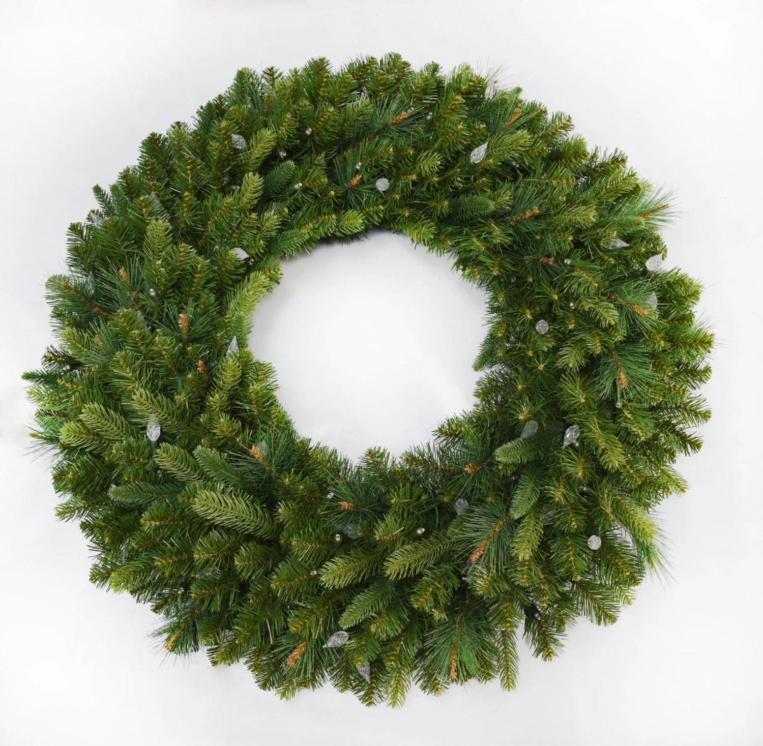 36" Winchester Pine Wreath Pre-Lit With C6 Designer Steady Lights 6 36" Winchester Pine Wreath Pre-Lit With C6 Designer Steady Lights - Image 6