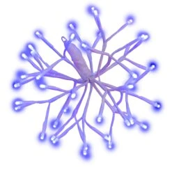 10" Twinkling LED Starburst Clusters -Courtyard Home Furnishings Store LED 3D 10STLCL BL