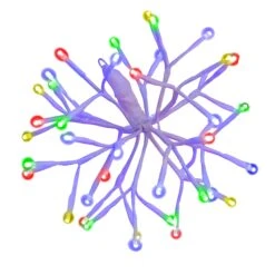 10" Twinkling LED Starburst Clusters -Courtyard Home Furnishings Store LED 3D 10STLCL MU