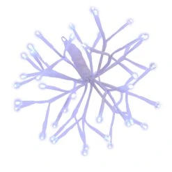 10" Twinkling LED Starburst Clusters -Courtyard Home Furnishings Store LED 3D 10STLCL PW