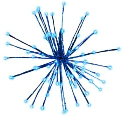 16" LED Radiant Blast 3D Cluster Wire Decor -Courtyard Home Furnishings Store LED 3D 16STTW BBL