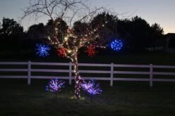 16" LED Radiant Blast 3D Cluster Wire Decor -Courtyard Home Furnishings Store LED 3D 16STTW BBL lifestyle