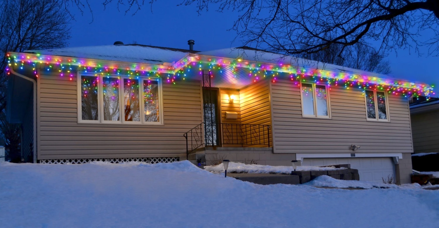 Set Of 100 Extra Bright T5 LED Icicle Lights 4 Set Of 100 Extra Bright T5 LED Icicle Lights - Image 4