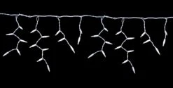Set Of 100 Extra Bright T5 LED Icicle Lights 30 Set Of 100 Extra Bright T5 LED Icicle Lights -Courtyard Home Furnishings Store LED IC100 PW AS blk