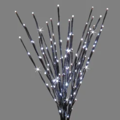 36" LED Twinkle Light Burst Twig Bush Light-Up Wire Decor -Courtyard Home Furnishings Store LED LBRST140 BPWTW GREY scaled