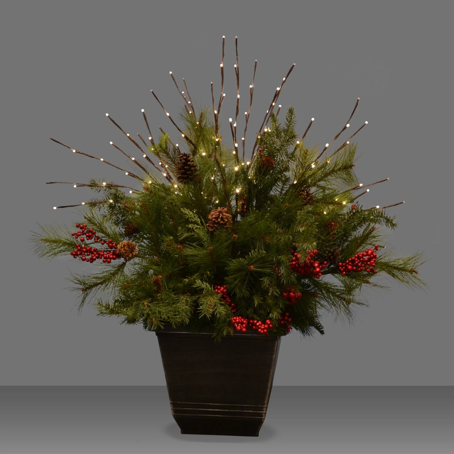 36" LED Twinkle Light Burst Twig Bush Light-Up Wire Decor 12 36" LED Twinkle Light Burst Twig Bush Light-Up Wire Decor - Image 12