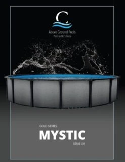 NEW CARVIN® Gold Series Series Mystic Above Ground Swimming Pool 8 NEW CARVIN® Gold Series Series Mystic Above Ground Swimming Pool -Courtyard Home Furnishings Store Mystic Gold