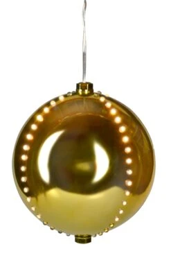 6" Round LED Snowfall Hanging Ornament Decoration -Courtyard Home Furnishings Store ORN6 GWW 2