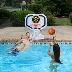 NBA Denver Nuggets USA Competition Style Poolside Basketball Game From Poolmaster