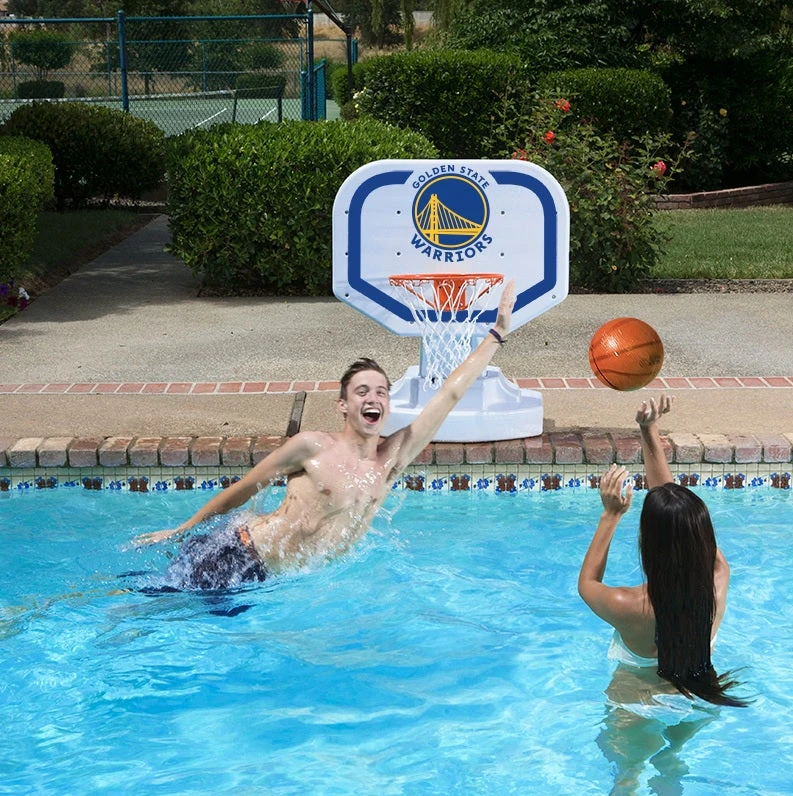 NBA Golden State Warriors USA Competition Style Poolside Basketball Game From Poolmaster 4 NBA Golden State Warriors USA Competition Style Poolside Basketball Game From Poolmaster - Image 4