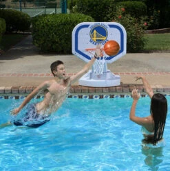 NBA Golden State Warriors USA Competition Style Poolside Basketball Game From Poolmaster 6 NBA Golden State Warriors USA Competition Style Poolside Basketball Game From Poolmaster -Courtyard Home Furnishings Store PMST72909 3