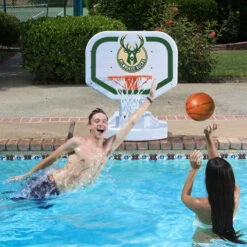 NBA Milwaukee Bucks USA Competition Style Poolside Basketball Game From Poolmaster -Courtyard Home Furnishings Store PMST72916 3