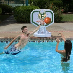 NBA Milwaukee Bucks USA Competition Style Poolside Basketball Game From Poolmaster -Courtyard Home Furnishings Store PMST72916 4