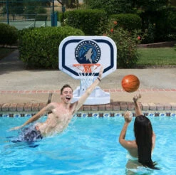 NBA Minnesota Timberwolves USA Competition Style Poolside Basketball Game From Poolmaster -Courtyard Home Furnishings Store PMST72917 4