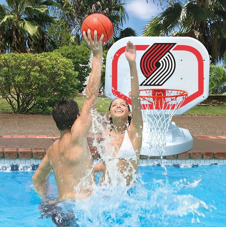 NBA Portland Trail Blazers USA Competition Style Poolside Basketball Game From Poolmaster 3 NBA Portland Trail Blazers USA Competition Style Poolside Basketball Game From Poolmaster - Image 3