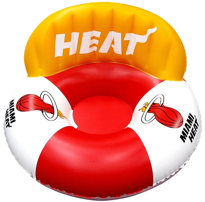 NBA Miami Heat Luxury Drifter Pool Lounge From Poolmaster 2 NBA Miami Heat Luxury Drifter Pool Lounge From Poolmaster - Image 2