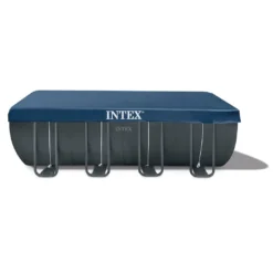Intex 18' X 9' X 52" Ultra XTR™ Rectangular Frame Pool Set With Sand Filter Pump -Courtyard Home Furnishings Store Ultra XTR Pool Cover
