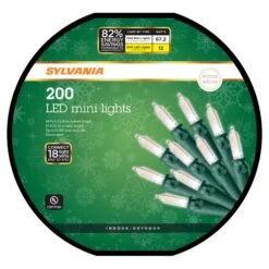 200 Traditional LED Mini Lights On A Reel By Sylvania -Courtyard Home Furnishings Store V40815 front