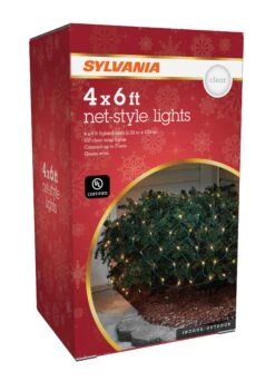 6' X 4' Holiday Wonderland Tangle-Free Net-Style Christmas Lights -Courtyard Home Furnishings Store V48950 57KH 3D