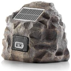 Solar Powered Bluetooth Enabled Waterproof Rock Speaker -Courtyard Home Furnishings Store a39cad6173df0a1d87dc2b1165297e71