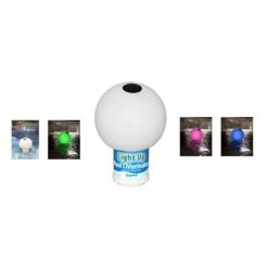 Solar Color-Changing Floating Globe Chlorinator -Courtyard Home Furnishings Store ad3be3d843af48909914d46d1d3de9ac