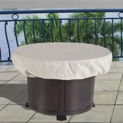 Treasure Garden 48"-54" Round Chat & Fire Pit Cover CP930 11 Treasure Garden 48"-54" Round Chat & Fire Pit Cover CP930 -Courtyard Home Furnishings Store b3827a17d130a8d53aa854de222517c7