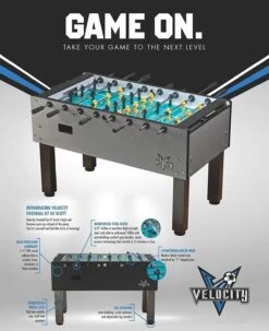 56" HJ Scott® Velocity Foosball Table 17 56" HJ Scott® Velocity Foosball Table -Courtyard Home Furnishings Store c90e241beeac54b6c324982fa7c01204