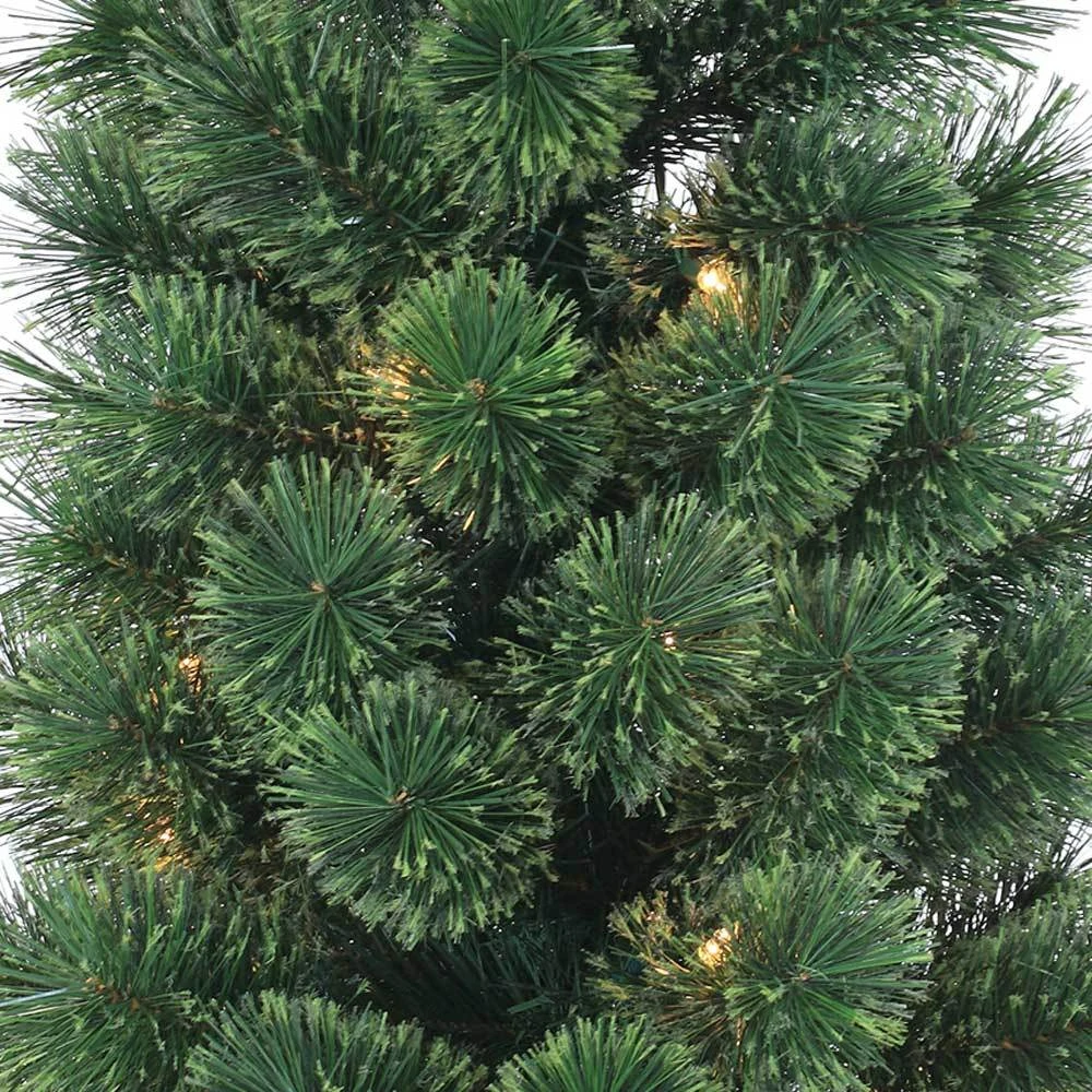 3.5' Mixed Cashmere Pre-Lit Potted Artificial Foyer Tree 3 3.5' Mixed Cashmere Pre-Lit Potted Artificial Foyer Tree - Image 3