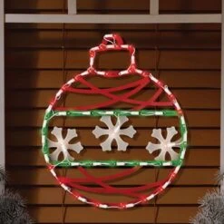 Lighted Ornament Window Silhouette 7 Lighted Ornament Window Silhouette -Courtyard Home Furnishings Store christmas illuminated ornament window silhouette 1