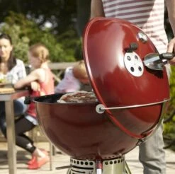 Weber Original Kettle 22" Premium Crimson Charcoal Grill 8 Weber Original Kettle 22" Premium Crimson Charcoal Grill -Courtyard Home Furnishings Store d5c261a66e08e18f0bc039a79f5e577c